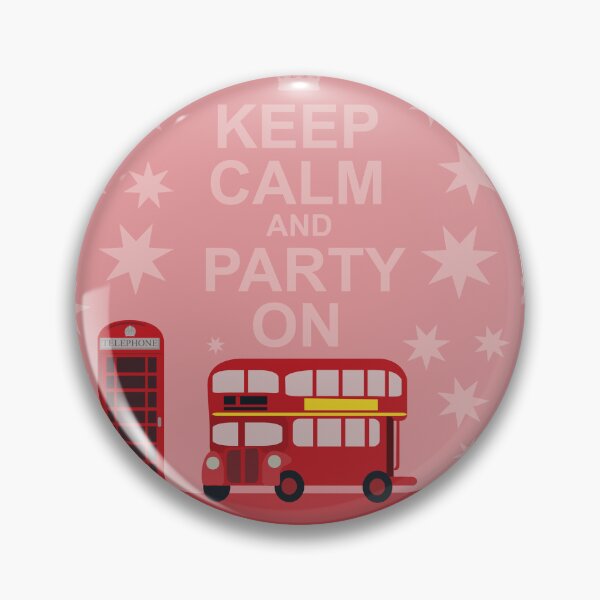 Item preview, Keep Calm London Party On Fun Art designed and sold by mytshirtfort.