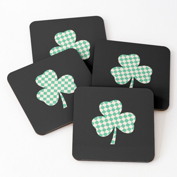 Item preview, Shamrock - checkered, green, white designed and sold by Mohja-Design.