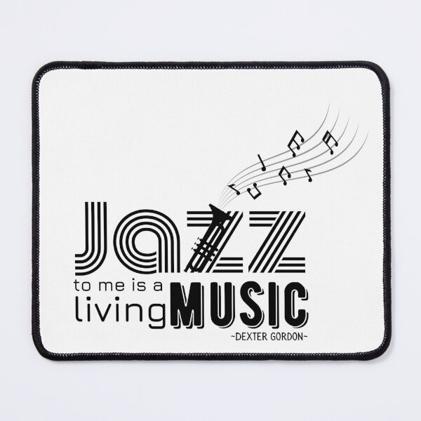Item preview, Jazz To Me Is A Living Music - Dexter Gordon Quote designed and sold by Nancyanna.