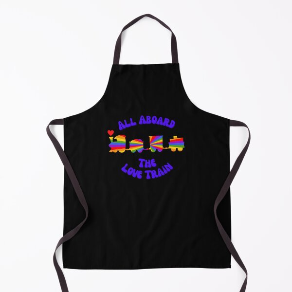 Item preview, Rainbow Retro Love Train Blue Letters Graphic designed and sold by podguy.