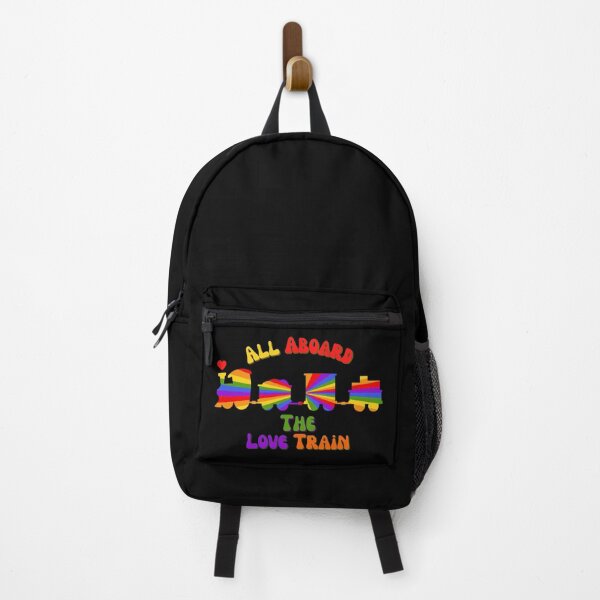 Item preview, Rainbow Retro Love Train Multi Color Letters Graphic designed and sold by podguy.