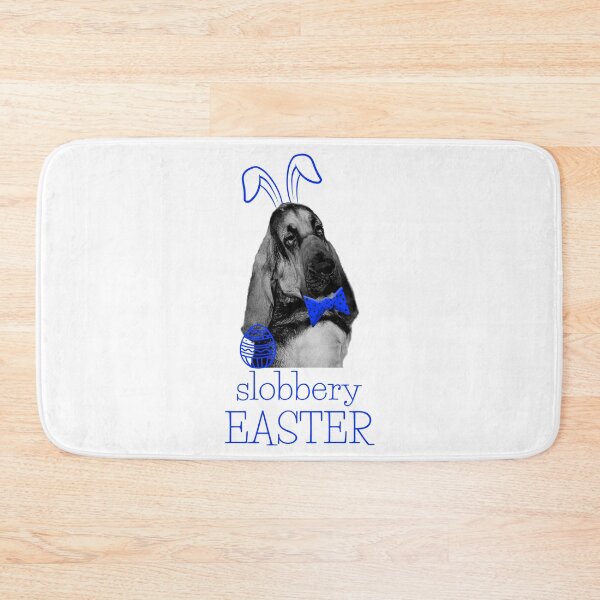 Item preview, A funny bloodhound dog mantrailing T-shirt as easter bunny blue designed and sold by MayaAndNora.