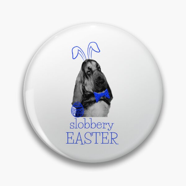 Item preview, A funny bloodhound dog mantrailing T-shirt as easter bunny blue designed and sold by MayaAndNora.