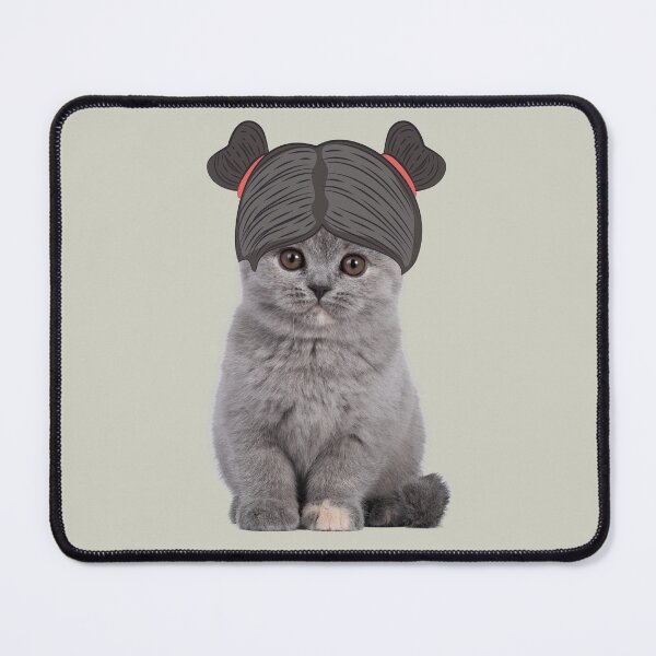 Item preview, Cute British Shorthair Kitten in a Wig - Cat with wig designed and sold by ramazis.