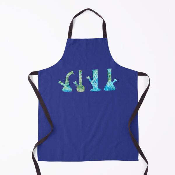 Item preview, Bongs Blue Tie Dye Weed Leaf Pattern - For Stoners/Smokers 420/Weed/Marijuana/Cannabis/Pot Lovers designed and sold by SteamParliament.