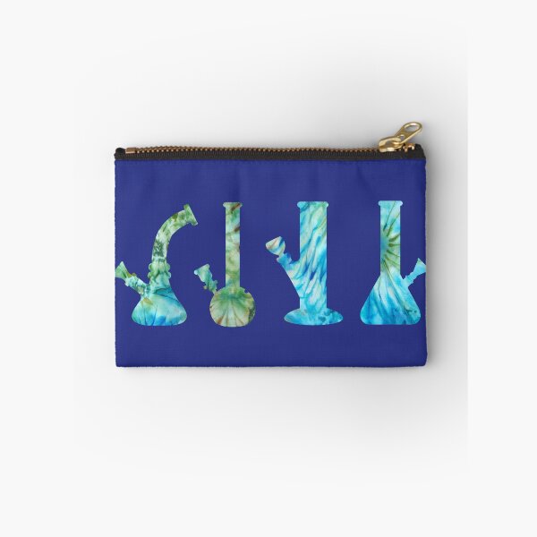 Item preview, Bongs Blue Tie Dye Weed Leaf Pattern - For Stoners/Smokers 420/Weed/Marijuana/Cannabis/Pot Lovers designed and sold by SteamParliament.