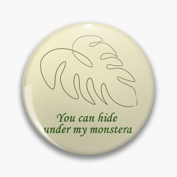 Item preview, Hide under my monstera designed and sold by ArtByKesler.