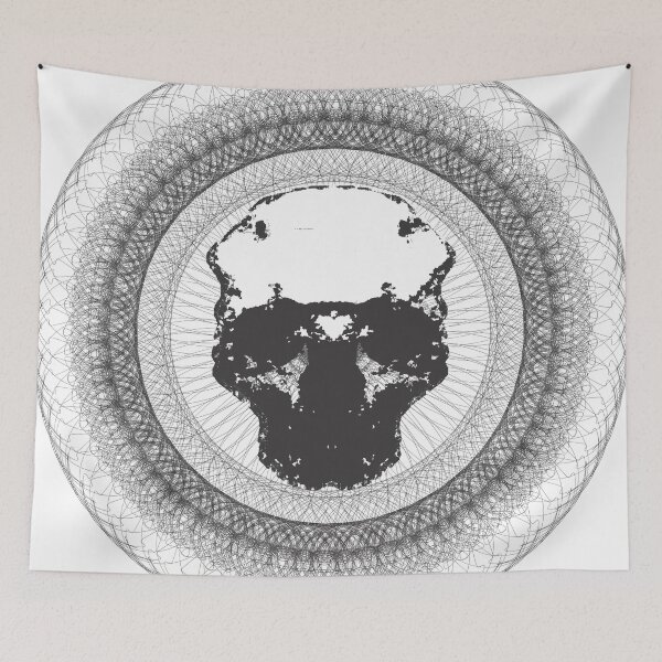 Item preview, black skull designed and sold by wiretop.