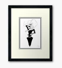 Model Framed Print