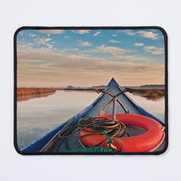 Item preview, Let's hit the water.  Blue boat in beautiful water. designed and sold by hardscuffle.