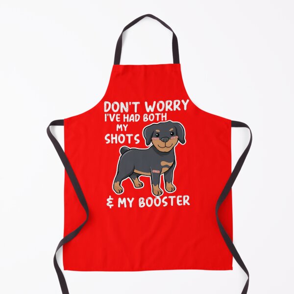 Item preview, Don't Worry I've Got Both My Shots - Kawaii Rottweiler designed and sold by MacAndMoose.