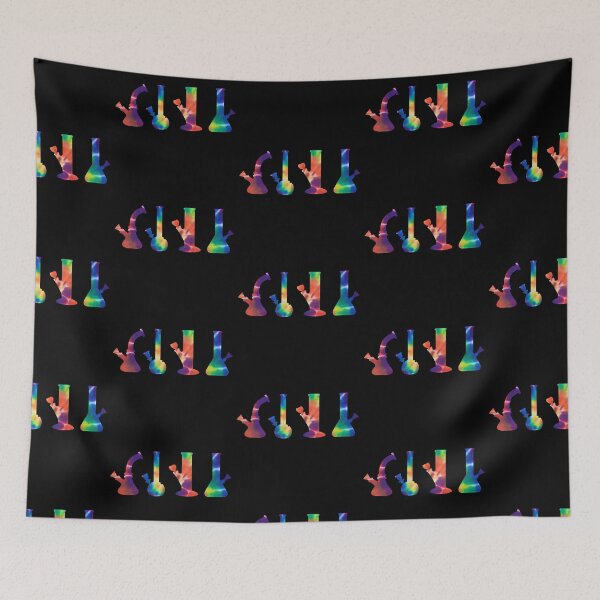 Item preview, Bongs Rainbow Tie Dye Pattern - For Stoners/Smokers 420/Weed/Marijuana/Cannabis/Pot Lovers and LGBTQ Pride  designed and sold by SteamParliament.