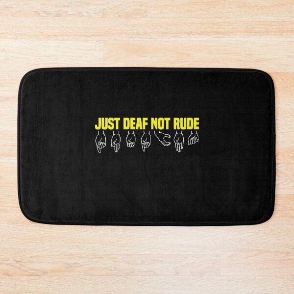 Item preview, Just Deaf Not Rude Essential T-shirt Sign Language Deaf Culture Sign Language, Asl designed and sold by Achrafilla1.