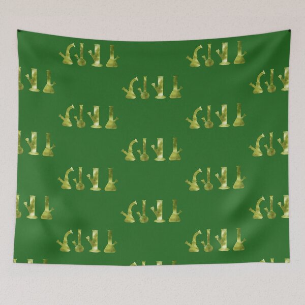 Item preview, Bongs Green Tie Dye Pattern - For Stoners/Smokers 420/Weed/Marijuana/Cannabis/Pot Lovers designed and sold by SteamParliament.