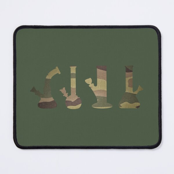 Item preview, Bongs Green Camouflage Pattern - For Stoners/Smokers 420/Weed/Marijuana/Cannabis/Pot Lovers designed and sold by SteamParliament.