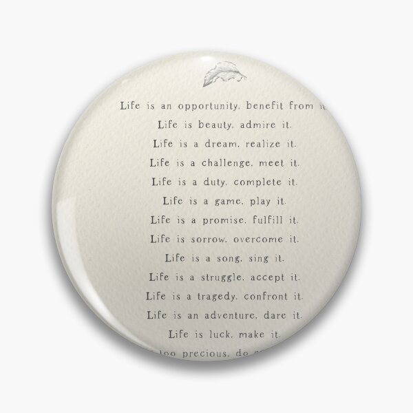 Item preview, Life Is - Mother Teresa Christian Quote designed and sold by Amy Brinkman.