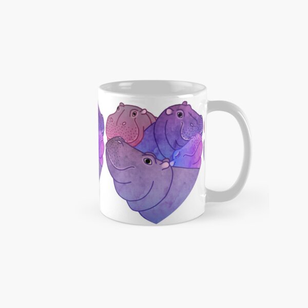 Aperçu de l'œuvre Coeur d'hippopotames créée et vendue par Hippopottermiss.