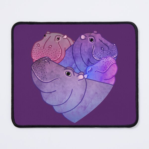 Item preview, Heart Hippos designed and sold by Hippopottermiss.