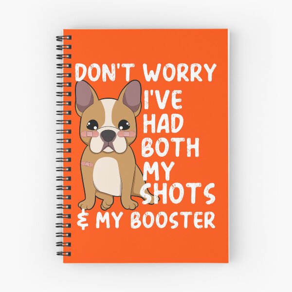 Item preview, Don't Worry I've Got Both My Shots - Kawaii French Bulldog designed and sold by MacAndMoose.
