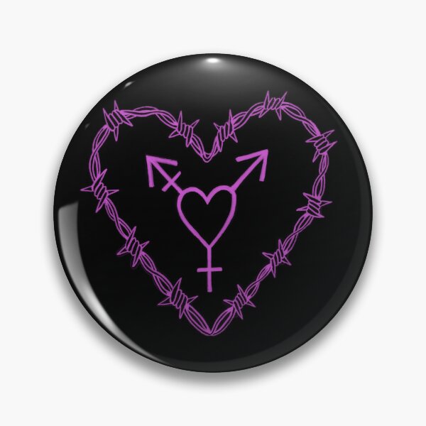 Item preview, trans symbol heart PINK designed and sold by theo cook.