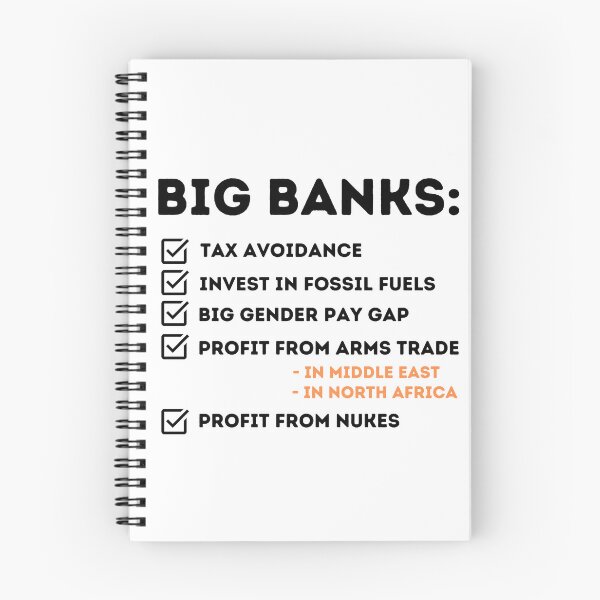 Item preview, Big Banks Corruption Design  designed and sold by WritetheWrongs.