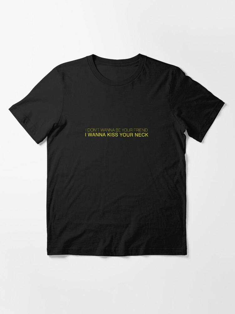 Short Sleeve 1975 Lyrics T-Shirt Kiss your Neck