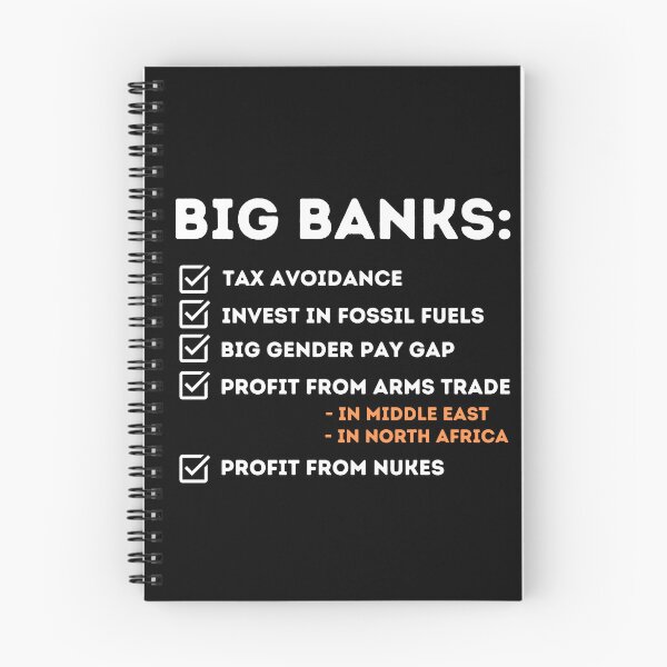 Item preview, Big Banks Corruption Design  designed and sold by WritetheWrongs.