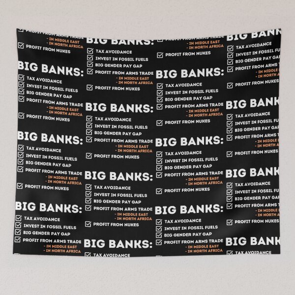 Item preview, Big Banks Corruption Design  designed and sold by WritetheWrongs.