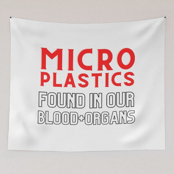 Item preview, Microplastics Found Our Blood and Organs Design  designed and sold by WritetheWrongs.