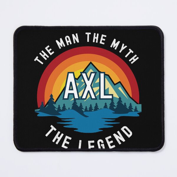 Item preview, Axl, the Man, the Myth, the Legend - Custom Name  designed and sold by PonyyStore.