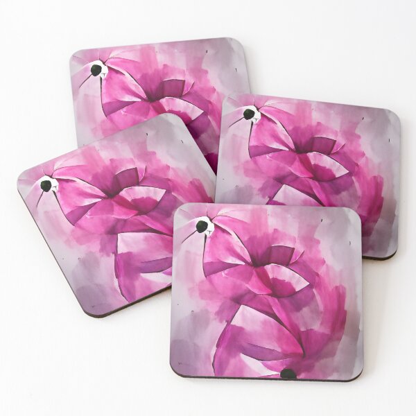 Item preview, title: magenta flower minimalist watercolor designed and sold by AIArtwork21.