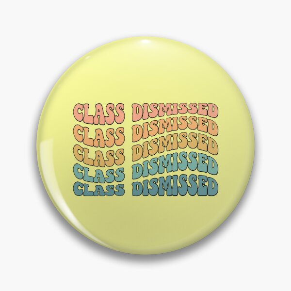 Item preview, Class Dismissed Rainbow Retro Vintage Teacher designed and sold by SocialLook.