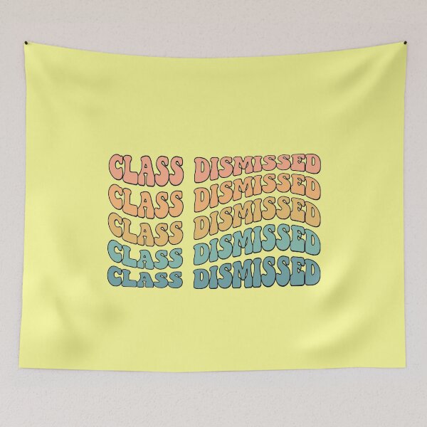 Item preview, Class Dismissed Rainbow Retro Vintage Teacher designed and sold by SocialLook.