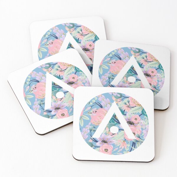 Item preview, Blue and Pink Flowers Aveda Logo designed and sold by Dalaura.