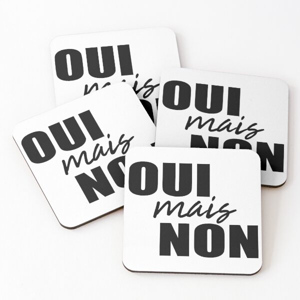 Item preview, Oui Mais Non - Funny French Sayings designed and sold by TravelScientist.