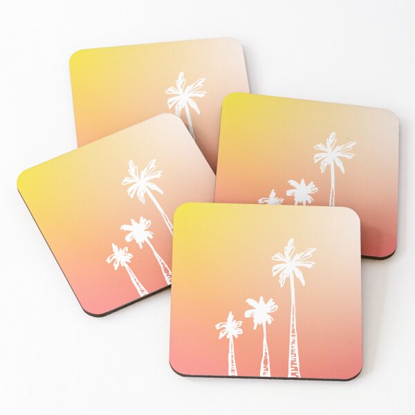 Item preview, Vintage Hawaiian aloha, gradient sunset and palm trees designed and sold by Emily Roberts.