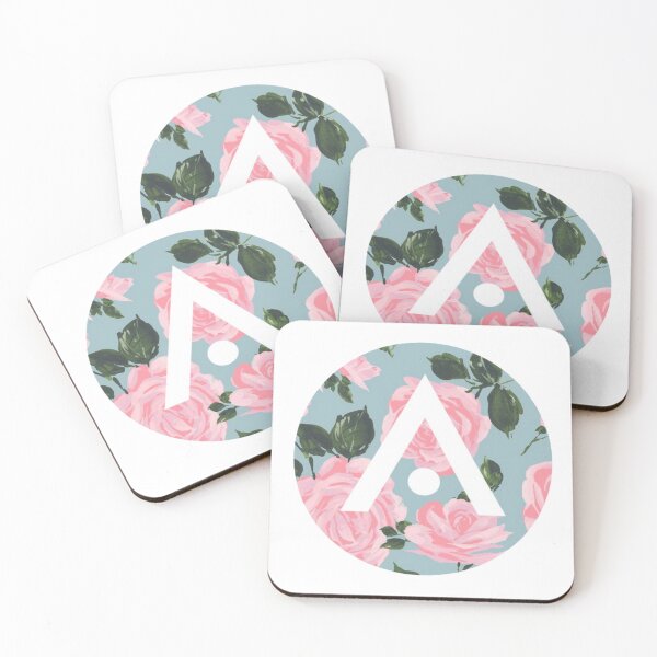 Item preview, Blue and Pink Roses Aveda Logo designed and sold by Dalaura.