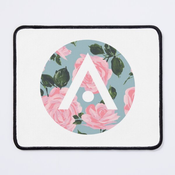 Item preview, Blue and Pink Roses Aveda Logo designed and sold by Dalaura.