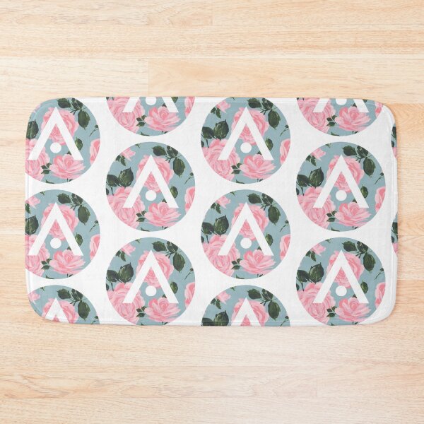 Item preview, Blue and Pink Roses Aveda Logo designed and sold by Dalaura.