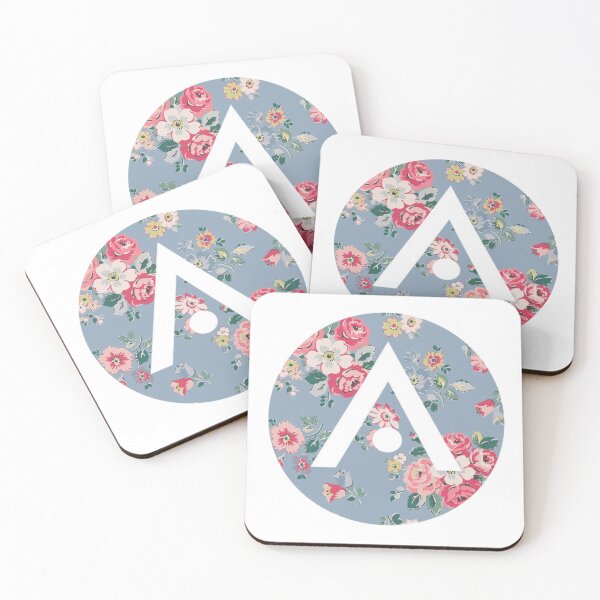 Item preview, Blue and Pink Flowers Aveda Logo designed and sold by Dalaura.