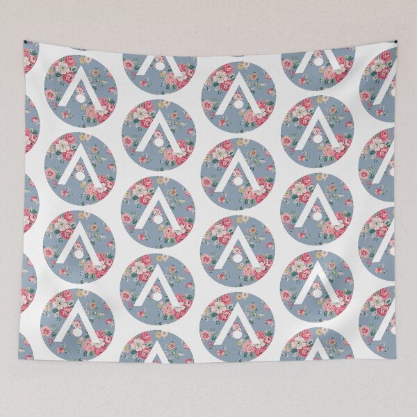 Item preview, Blue and Pink Flowers Aveda Logo designed and sold by Dalaura.