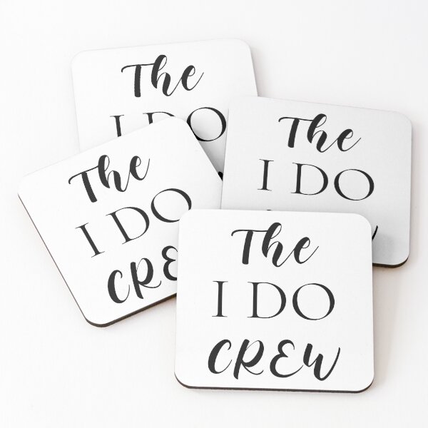Item preview, The I Do Crew Around (black) designed and sold by Allyoudois.