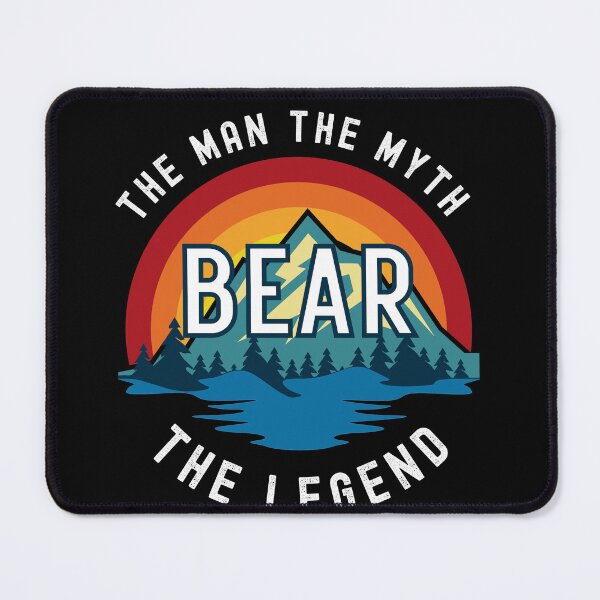 Item preview, Bear, the Man, the Myth, the Legend - Custom Name  designed and sold by PonyyStore.