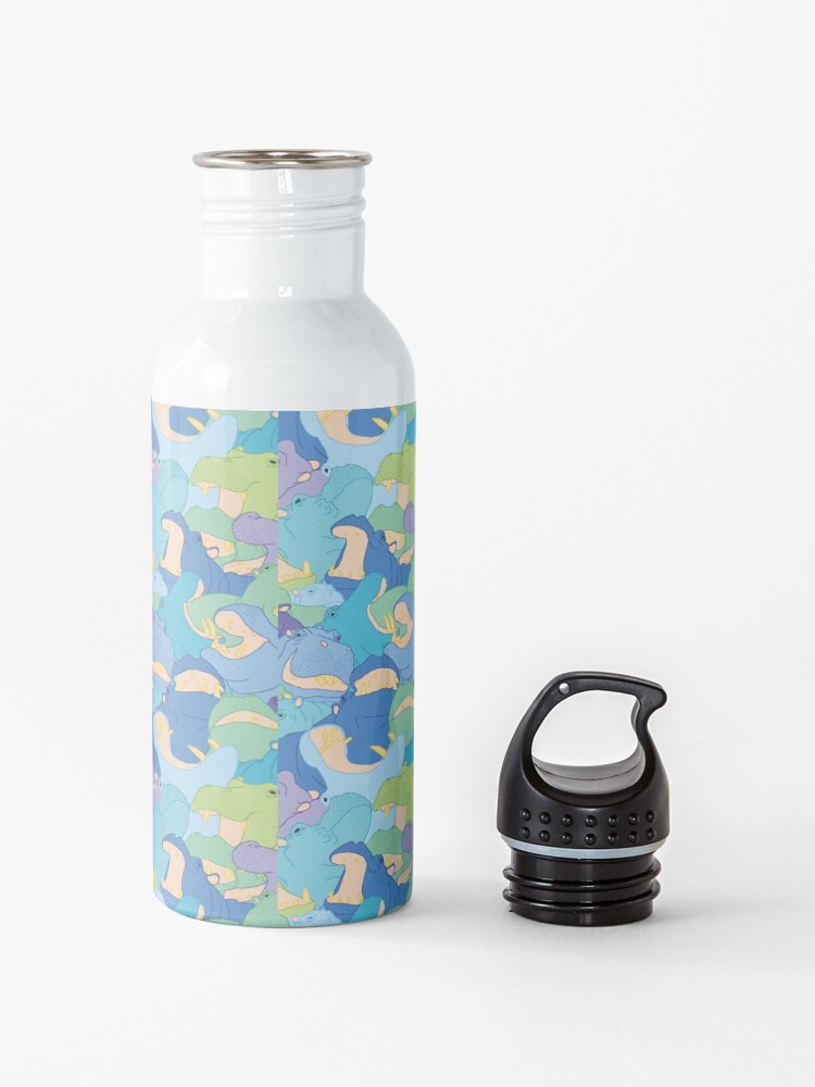 Alternate view of Laughing Hippos - cool Water Bottle