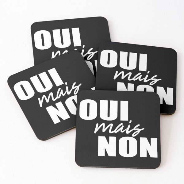 Item preview, Oui Mais Non - Funny French Sayings designed and sold by TravelScientist.