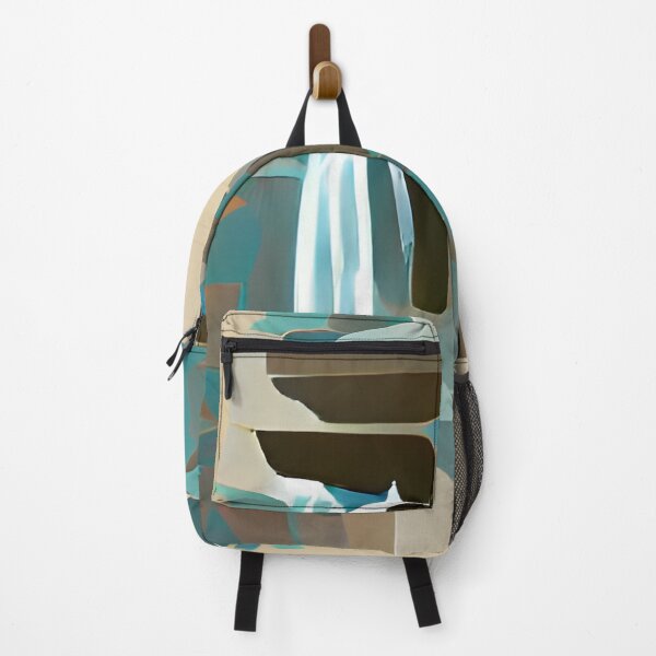 Item preview, title: waterfall minimalist digital illustration designed and sold by AIArtwork21.