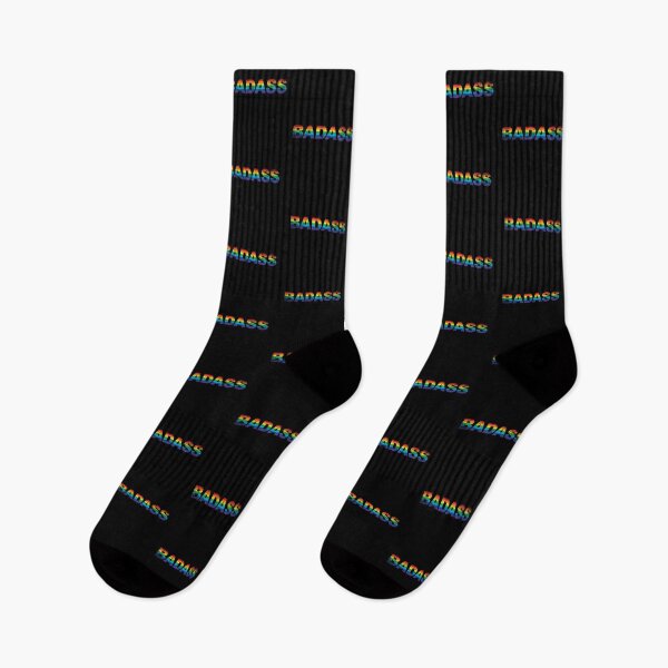 Item preview, BADASS - Rainbow Pride - Pride Month Gifts - LGBTQ Pride designed and sold by DesignByLeo.