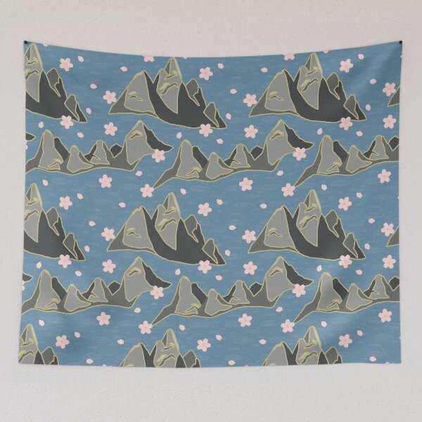 Item preview, Sakura Mountains designed and sold by Ember Custer.
