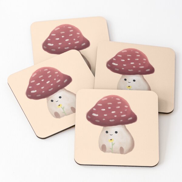 Item preview, Mushroom with Flower designed and sold by KaitLouise.