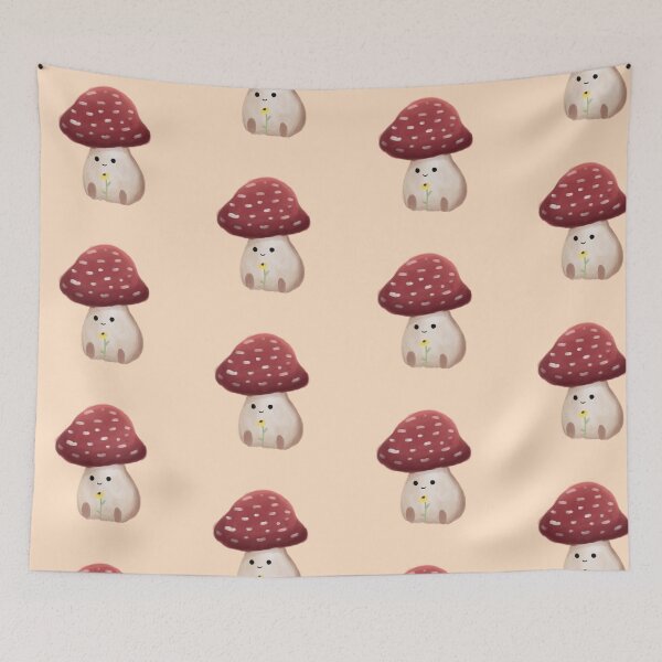 Item preview, Mushroom with Flower designed and sold by KaitLouise.